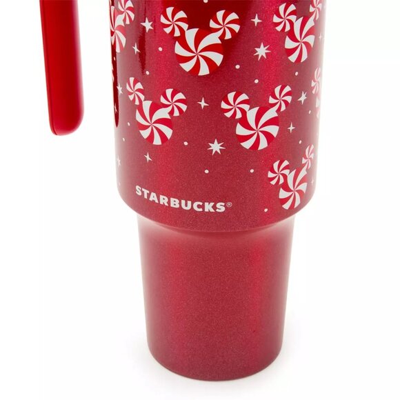 NIB Starbucks x Disney 2025 Mickey Peppermint Swirl 40oz Steel Tumbler - Picture 14 of 14